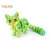 3D Printed Cat Figurine Movable Joints Cat Figure Articulated Animal Model Toy Home Office Bookshelf Desktop Decoration Ornament