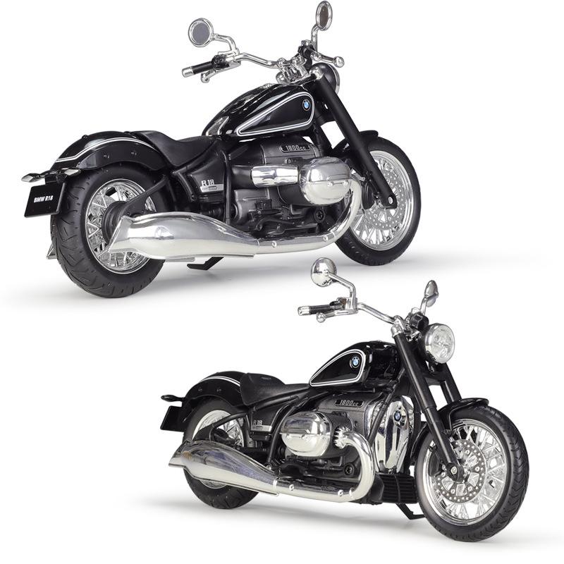Modèle Moto BMW R18 1:18 - Métal Die-Cast Avec Socle - Collection