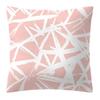 Luxurious Pillow Case Rose Gold Geometric Pineapple Glitter Cushion Cover For Stylish Home Decor