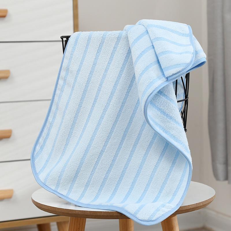 Home Coral Fleece Thickened Towel Soft and Absorbent Face Towel Adult Shower Towel