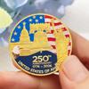 Usa Moneta Commemorativa del 250° Anniversario 1776-2026 Aquila Americana Moneta Souvenir Artigianato Metallico Emblema