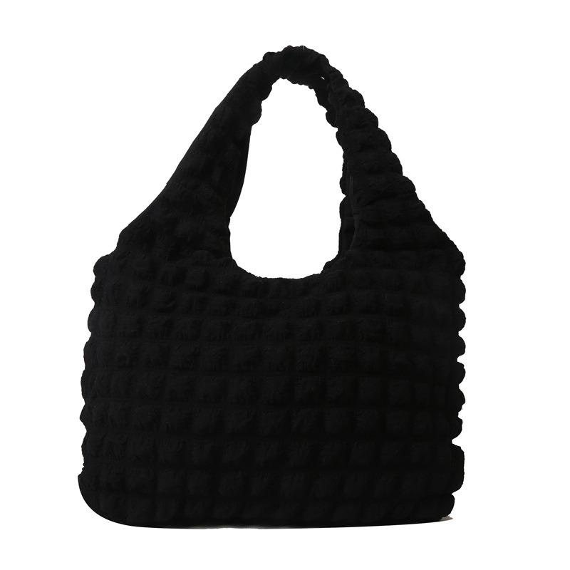 Personalized Pleated Bubble Women's Bag 2024 New Street Style Handbag Casual Large Capacity Single Shoulder Underarm Cloud Bag