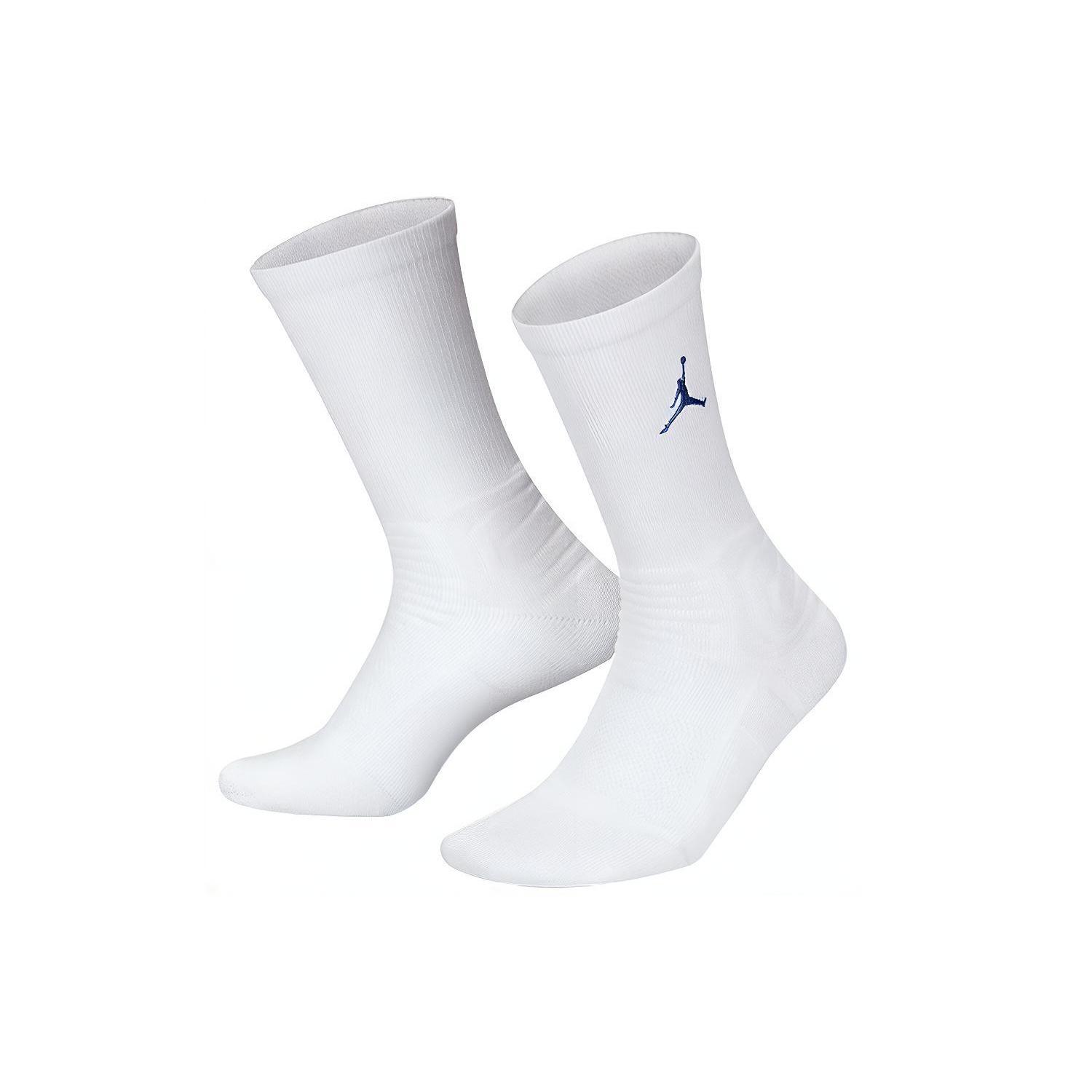 Air Jordan Contrasting Colors Logo Sports Socks One Pair White Men s CT0527-102 M