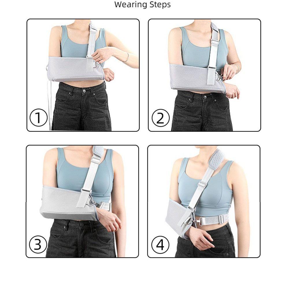 Wrist Support Arm Sling Brace Breathable Wrist Fixed Protector Elbow Support Strap Adult