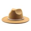 Popular European and American literary and retro woolen top hat men's and women's classic fashion church top hat jazz hat