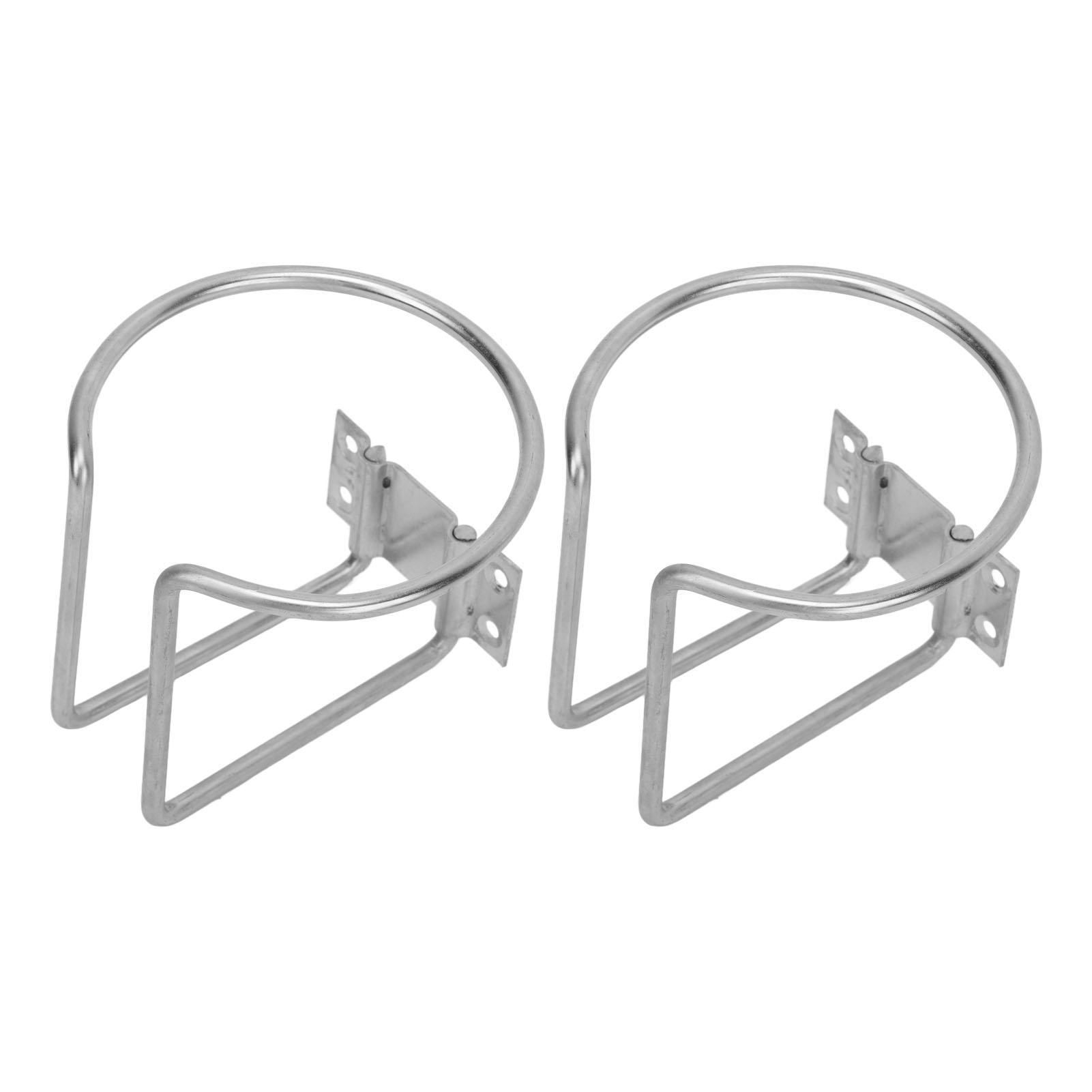 

2PCS Boat Ring Cup Holder Stainless Steel Rust Proof Waterproof Drink Holder for Car Camper RV Marine Yacht