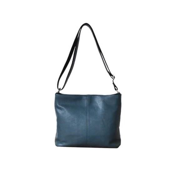 Everett genuine leather shoulder bag women made Japan cowhide A5 compatible holds 500ml crossbody carry lightweight front pocket everyday use travel