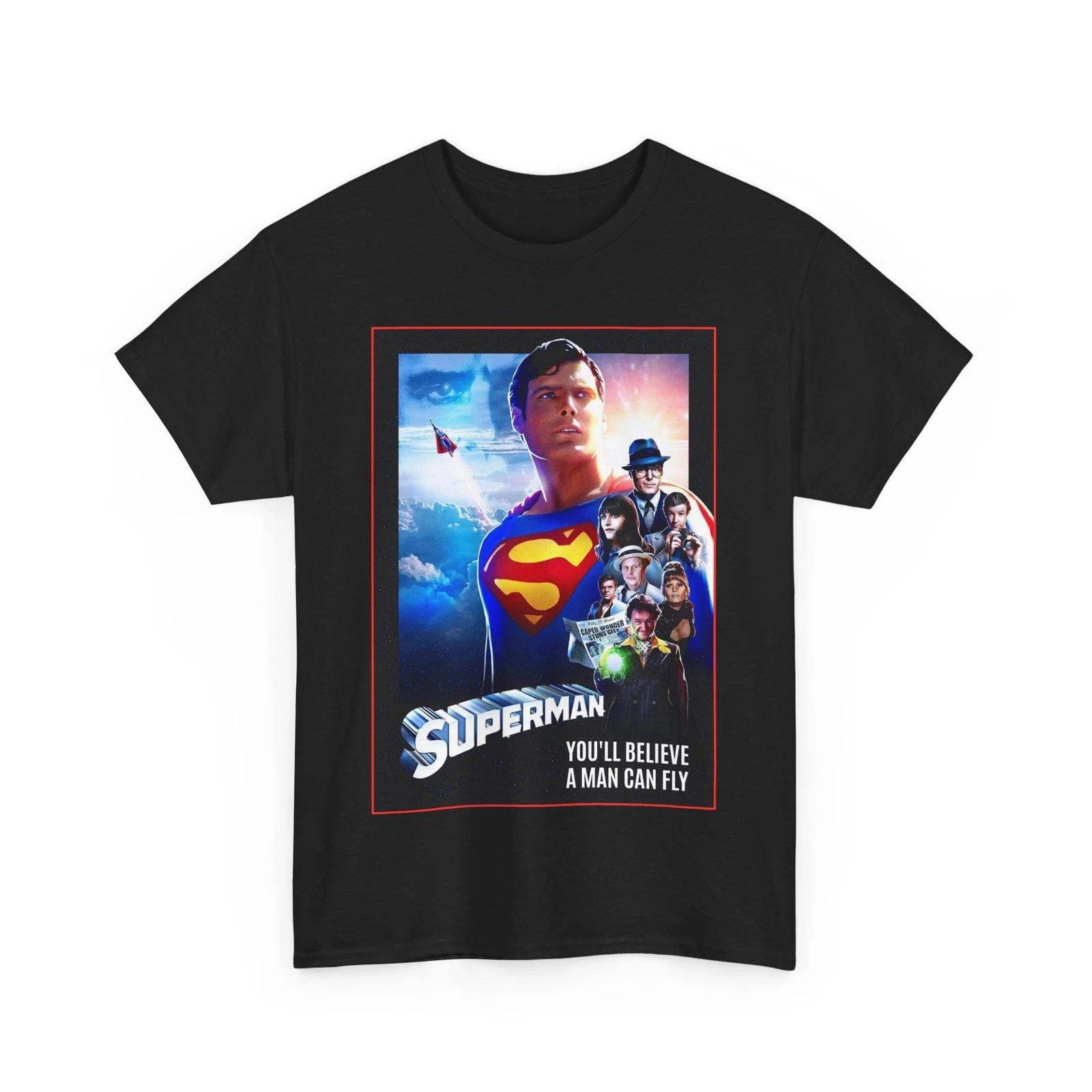 Superman The Movie T-Shirt - Christopher Reeve, Gene Hackman - DC Comics XXXXL