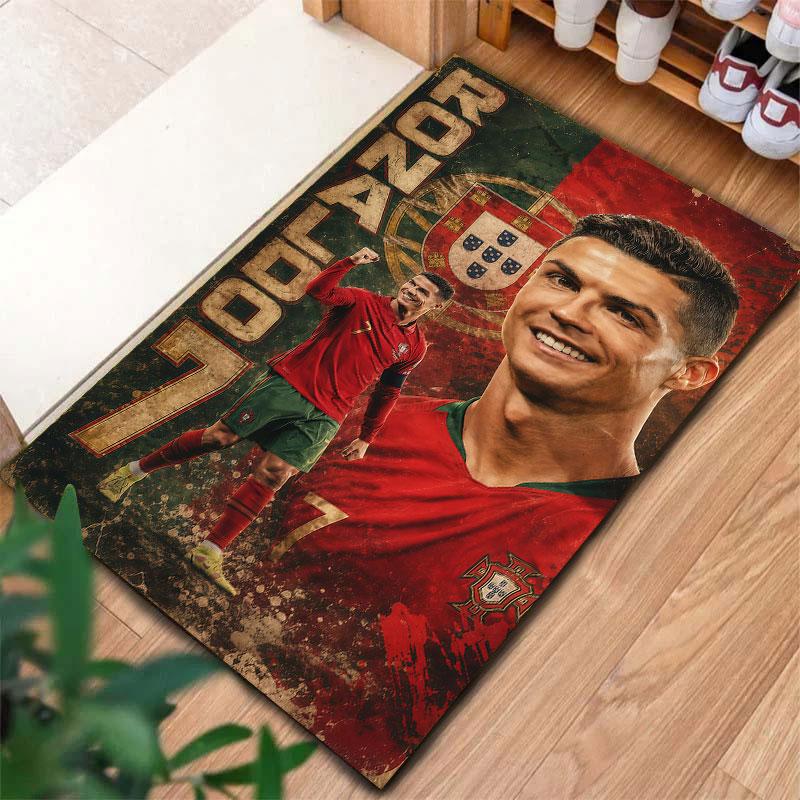 CR7 Cristiano Ronaldo Carpet Rug for Living Room Bedroom Home Sofa Decoration,Kids Play Non-slip Floor Mat