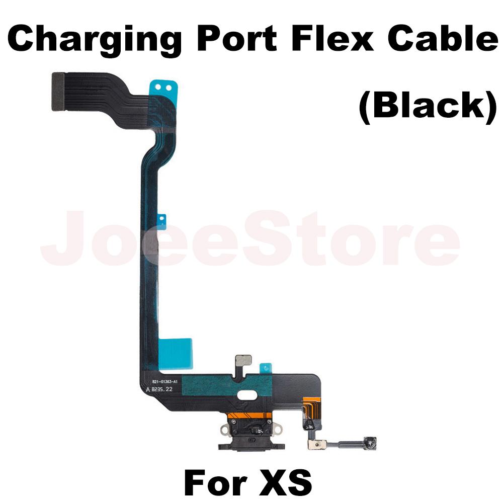 Ladeanschluss Flexkabel für iPhone 11 12 13 14 Pro Max Mini X XS XR USB-Ladegerät Dock-Anschluss Mit Mikrofonband Reparatur