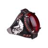 2023 New Zinc Alloy Ring For Men Fashion Trend Blue Zircon Finger Ring Male Party Jewelry