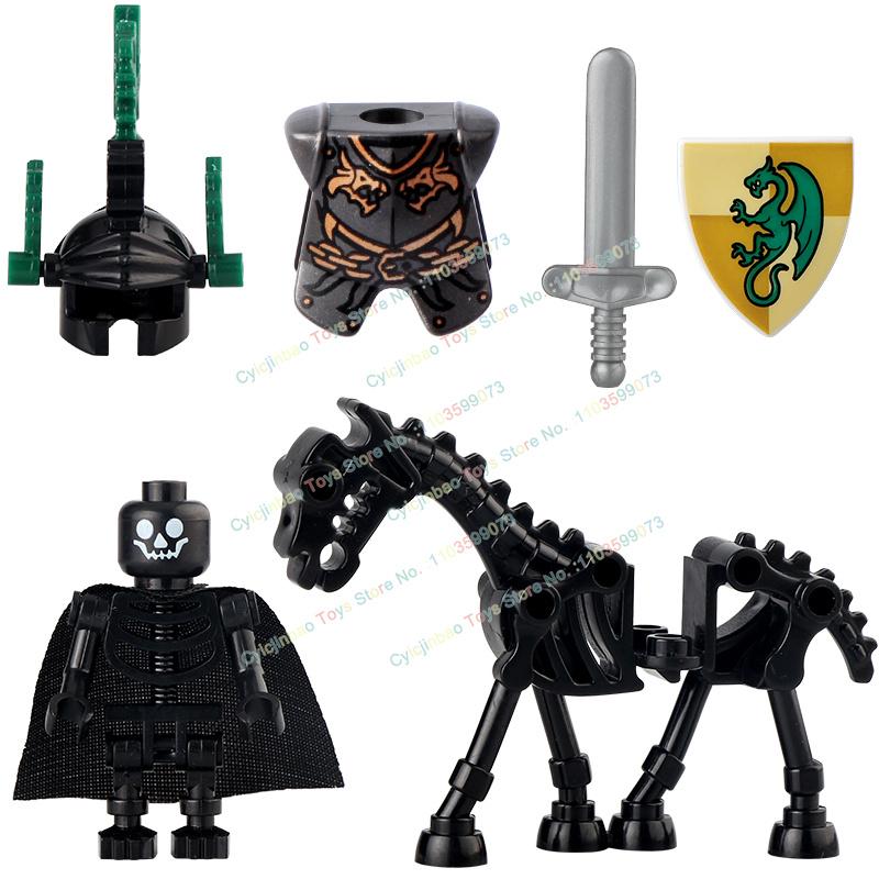 

Средневековый Рыцарь Скелет Рыцарь Аксессуары Щит Копье Доспехи Кирпичики Конструктор Экшн Фигурка Детская Игрушка AX9815-16 01 02 10 18