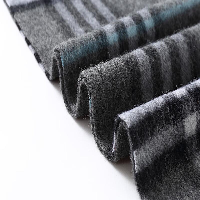 Hengyuanxiang Women's Plaid Wool Scarf