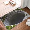 3D Cave Hole Doormat Anti-Slip Entrance Kitchen Bath Door Floor Mat Garden Rug Carpet Footpad