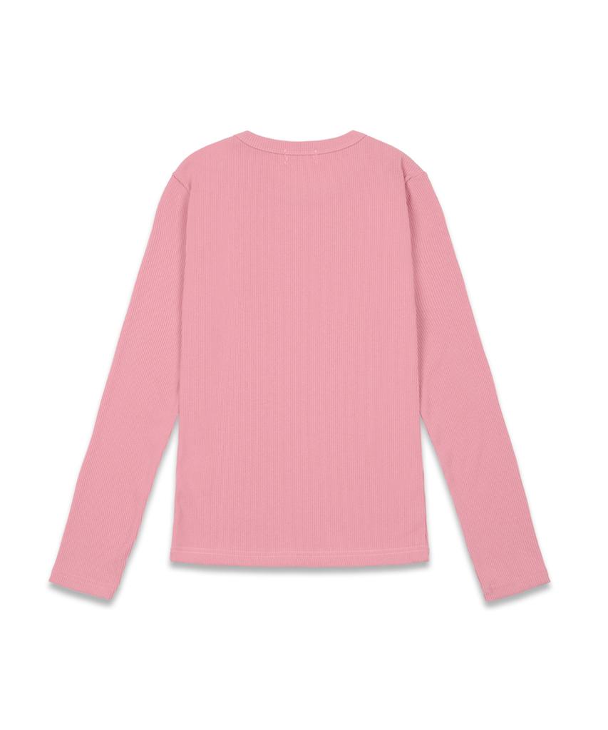 Mackie Daisy Patch Slim T-Shirt Pink