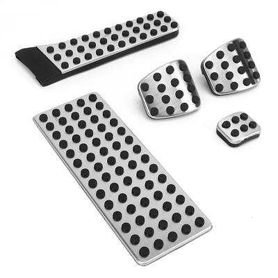 Accelerator Brake Foot Pedal Stainless Steel Fuel Gas Brake Pads Set Replacement for Mercedes‑Benz AMG C E S GLC GLK