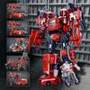 En Stock Équipe de Transformation Camion de Pompiers Combiné 6 en 1 Figurine Transformation Figurine d'Action Modèle Robot Édition Alliage Jouet Cadeau