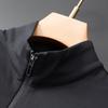 Men's Plus Size Sporty Casual Stand Collar Zip-Up Sweatshirt