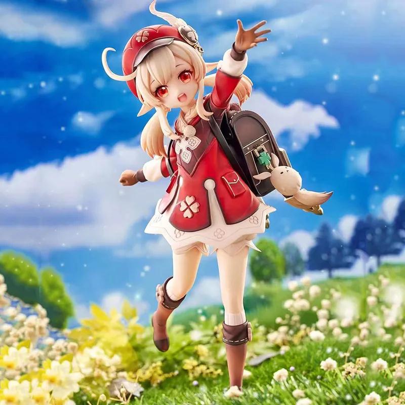 16 CM Anime Genshin Impact Klee Stand Version PVC Action Figure GK Collectible Model Toy Decorative Gift