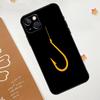 Fish Hook Fishing Case For iPhone 17 Pro Max 17 Air 15 14 13 12 11 16 Pro Max mini 16e 15 16 Plus Funda Cover