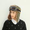 Thermal Winter Hat With Detachable Goggles For Skiing Riding And Outdoor Activity Vintage Style Ear Protection Cold Weather