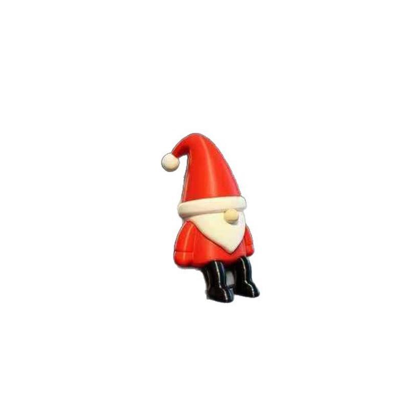 Cute 3D Printed Christmas Gnome Figurine With Dangling Legs For Home Holiday Party Decoration