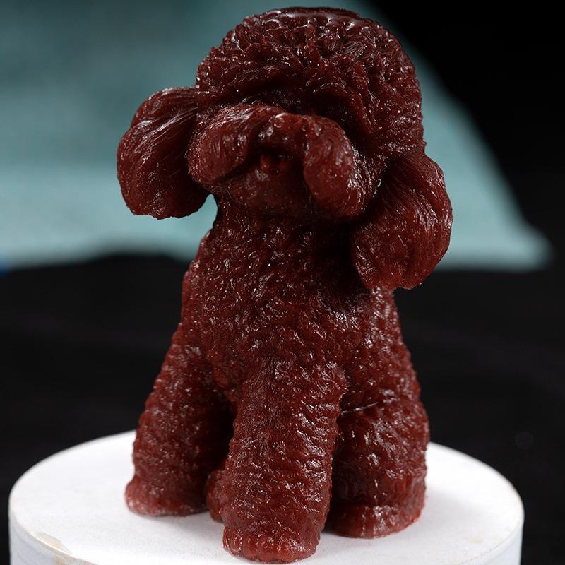 3D Teddy Dog Head Candle Silicone Mold DIY New Poodle Crafts Plaster Decoration Resin Soap Making Tool Handmade Candle Molds Kit