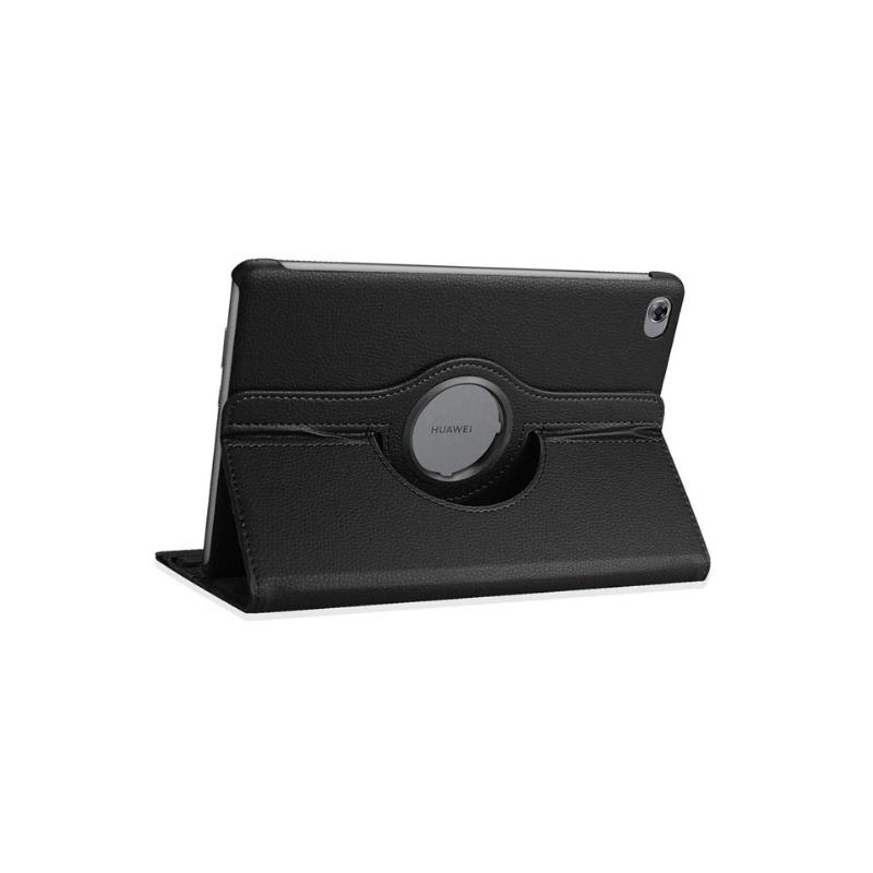 

360 Rotating Case Cover для Huawei MediaPad M5 lite 10 BAH2-W19/W09 DL-AL09 Cover PU Leather для Huawei M5 lite 10.1 Tablet Case MediaPad M2 10.1inch чорний