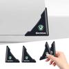 Bsqdr6 2pcs Logo Car Door Guard Corner Silica Gel Protective Sticker For Fabia 1 2 Octavia A7 RS Superb Rapid Yeti Karoq Vision