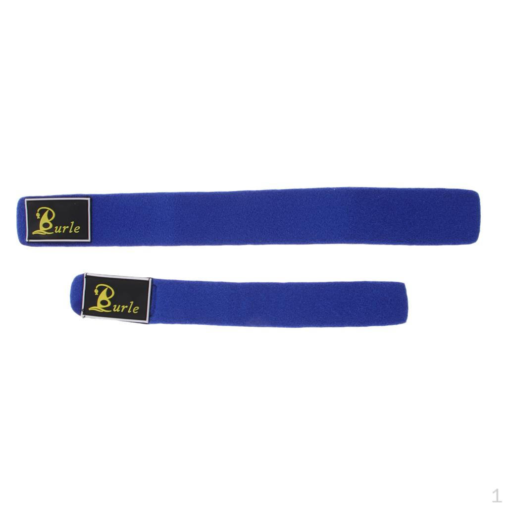 

2pc Neoprene Fixed Belt Fishing Rod Lashing Strap Band Fastener синій