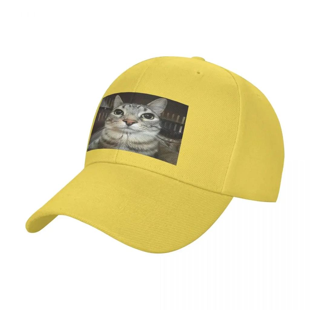 Cat looking directly at you Baseball Cap Luxury Hat funny hat hats on offer Sunscreen Sun Hats For Women Unisex's