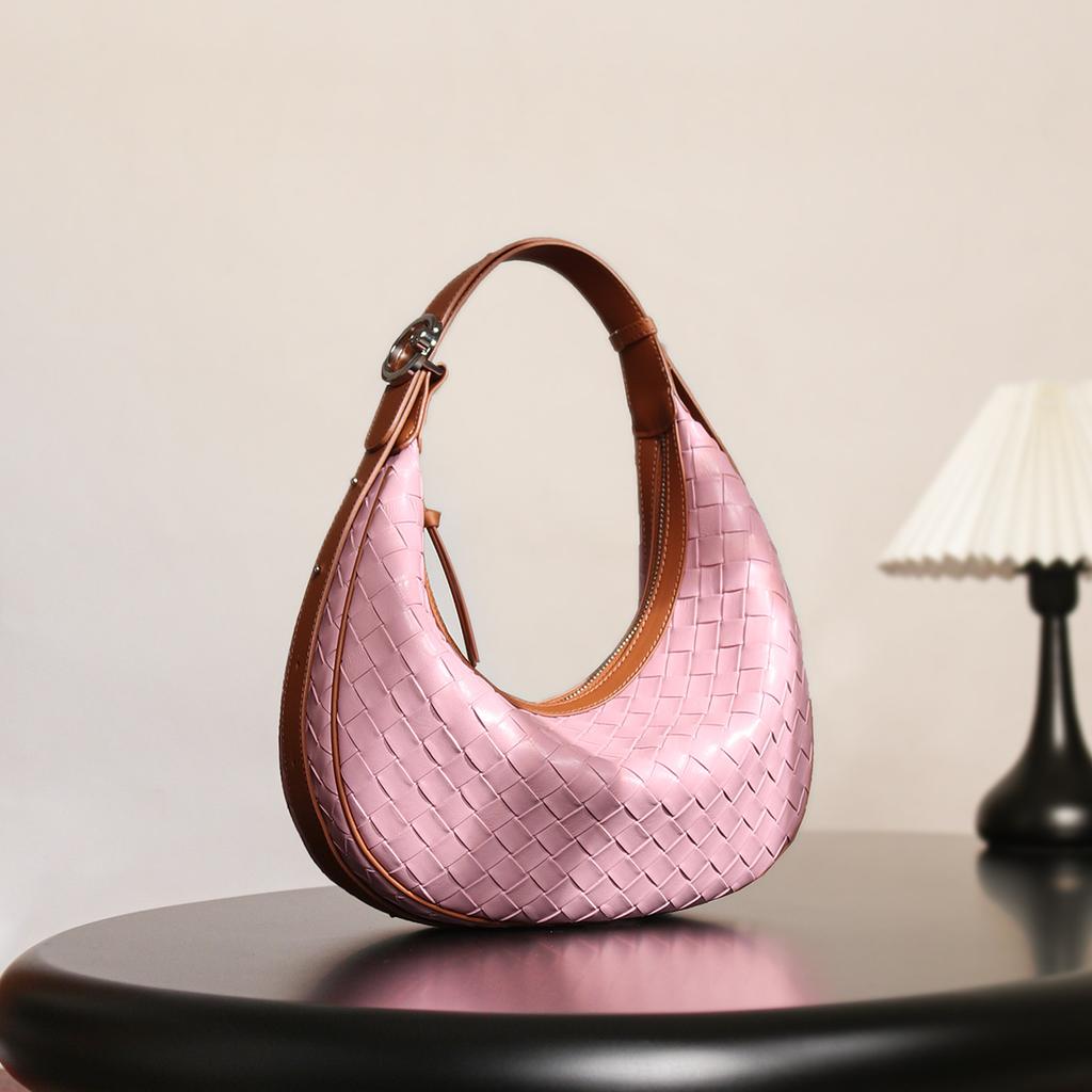 Bags Women's Commuter Large Capacity Handbags Woven Niche Tote Bags Premium Sense Women's Versatile Shoulder Underarm Bags