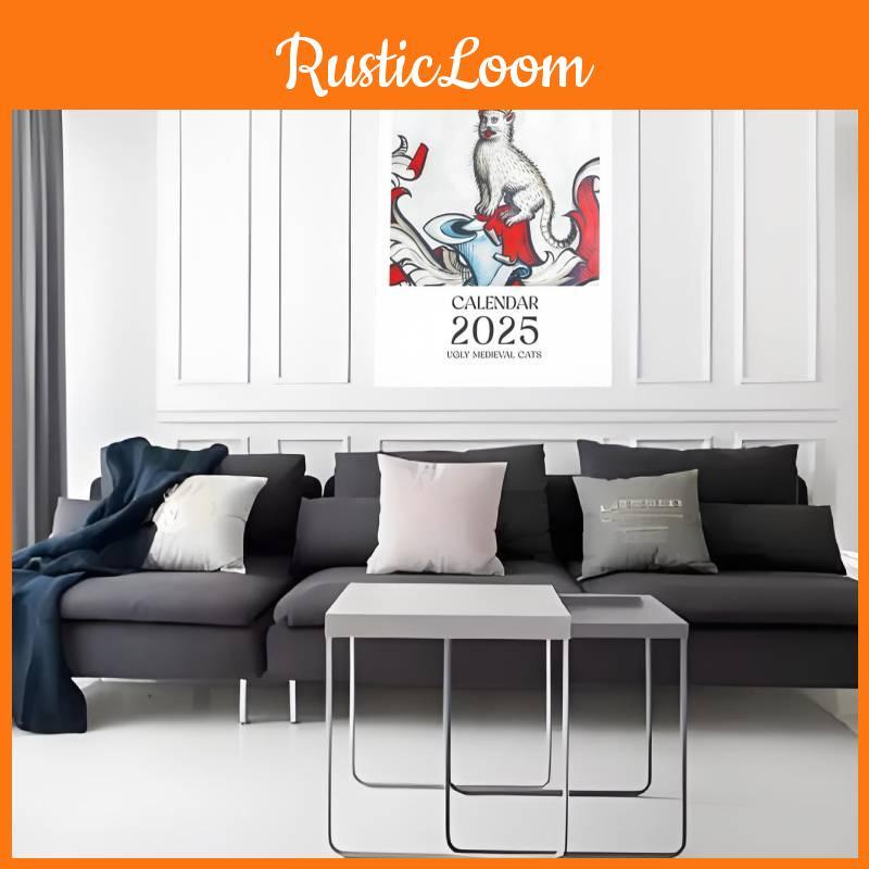 Charming Ugly Medieval Cats Calendar 2025 Perfect For Learning And Holiday Gifts