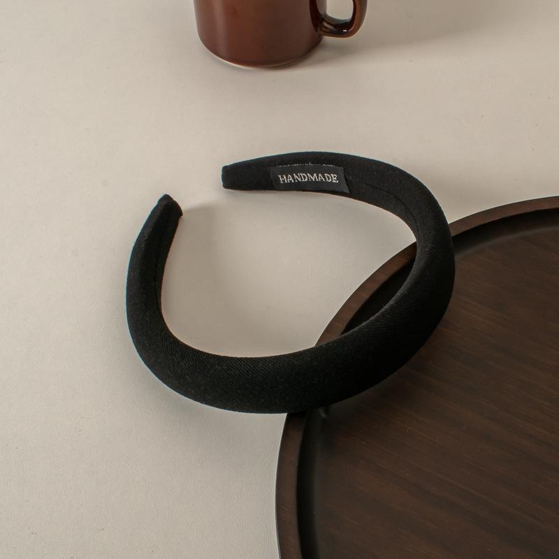 Damen Herbst/Winter Schwamm Stirnband: Neuer Stil Haaraccessoire zum Gesichtwaschen, High Skull Haargummi 2024