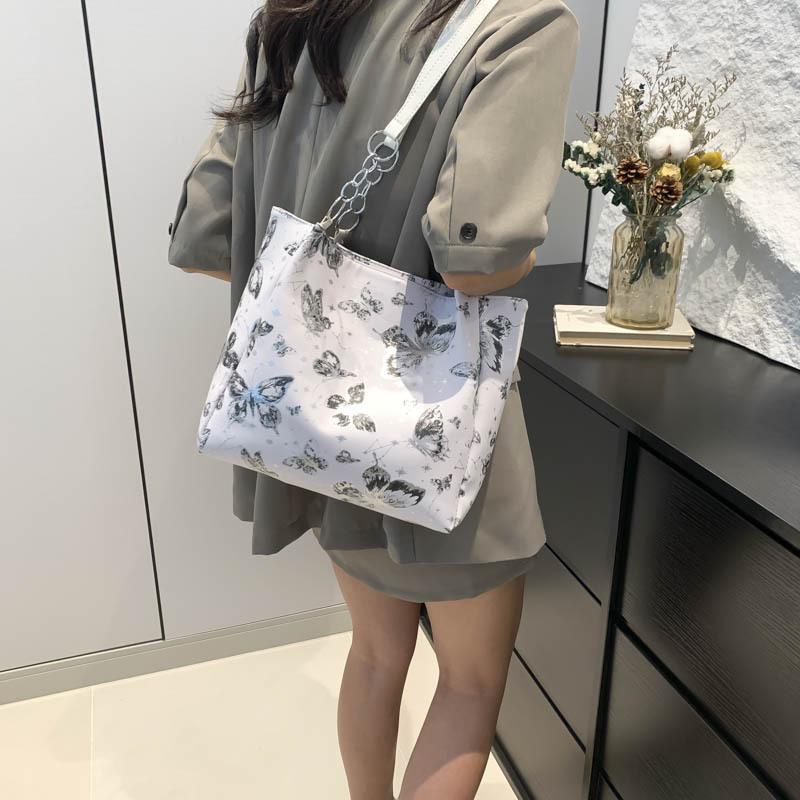 Bags Fashion Shoulder Bags Large Capacity Butterfly Tote Bags Textured Pu Underarm Bags Versatile Women'S Bags