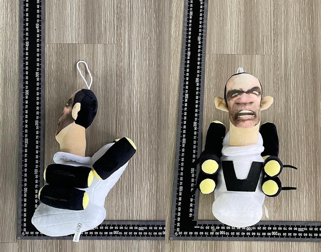 Skibidi Toilet Man Vs. Monitor Man Doll Plush Toy