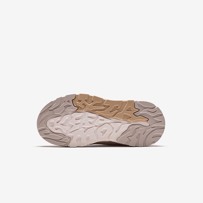 Anta Kids Trendy Fashion Fleece Warm Wear-Resistant Non-Slip Mid-Top Running Shoes Kids Sneaker Off-White A22449939-2