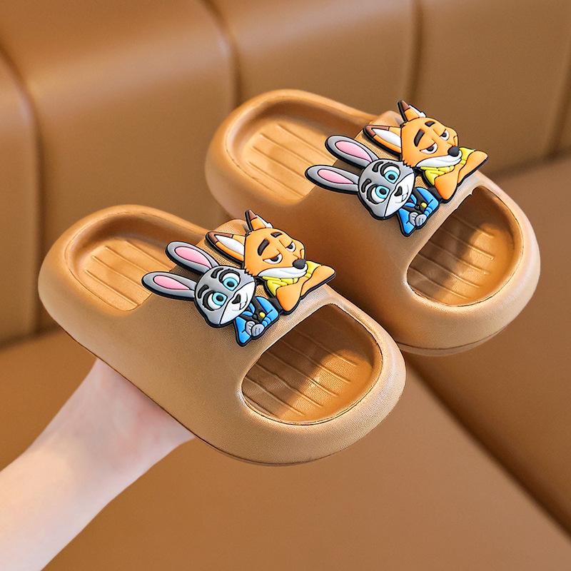 New Spring Kids' EVA Slippers: Stylish Bath & Home Wear for Boys & Girls