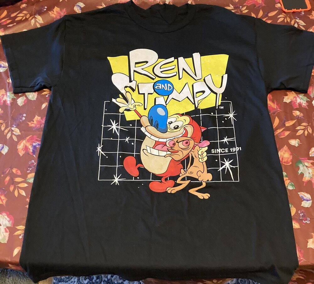 

Ren and Stimpy T-Shirt Unisex Cotton Tee Funny Gift S-4XL VN2160 Unisex T-Shirt XXL