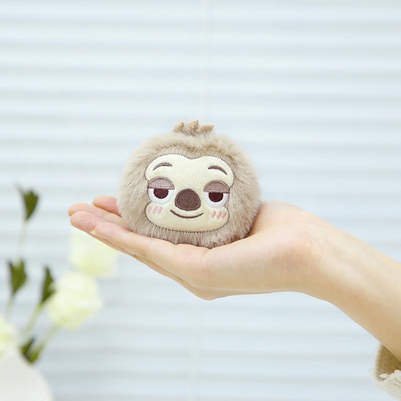 Plush Sloth Zootopia Keychain Backpack Pendant Cartoon Gift Decoration
