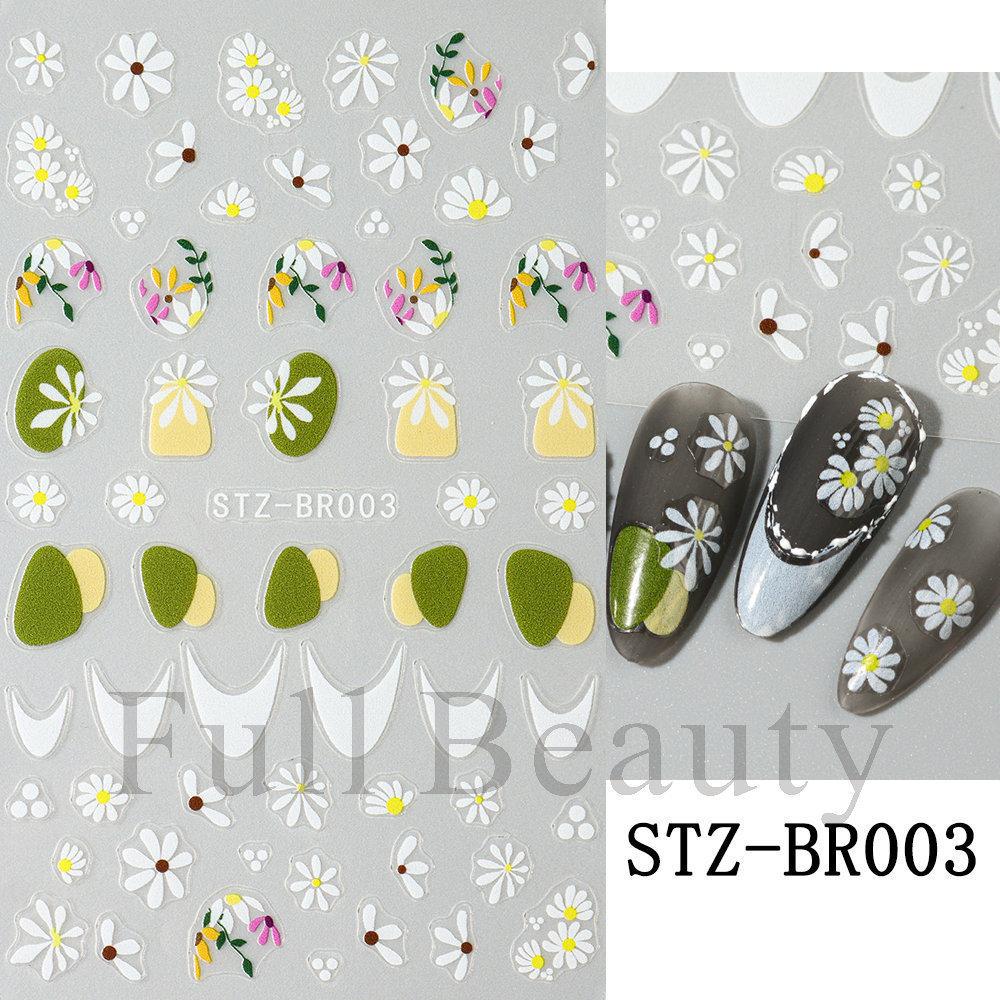 Nail Art Stickers, Valentine'S Day French Thorn Line Patches, Love Thin And Tough Nail Stickers