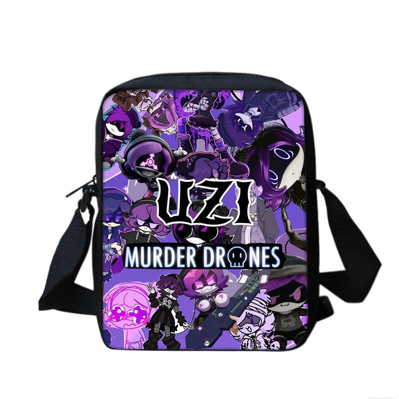 Mord-Drohnen Jungen & Mädchen Cartoon-Aufdruck Schultertasche Kinder Freizeit-Tragetasche Handy-Tasche Herren & Damen Einkaufstasche Bestes Geburtstagsgeschenk