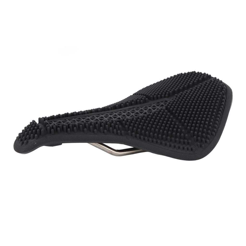 Cycling Seat Cushion Comfortable Breathable Water Resistant Adjustable Angle Rubber Cycling Saddle
