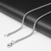 Copper Silver-Plated Vajra Pendant Necklace Vintage Unisex Bohemian Jewelry Men Women Couples