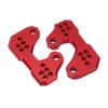 Motorcycle Adjustable Rearset Foot Pegs Mounting Base Replacement for YZF R3 R25 MT25 MT03 Red