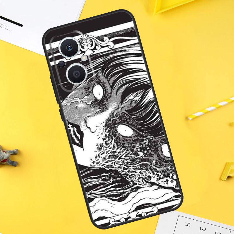

Horror Manga Style For OPPO Reno 10 11 12 13 14 Pro 7 8 Lite 8T 11F 12F 13F 14F OPPO Find X8 X5 X6 X9 Pro Case OPPO Find X8