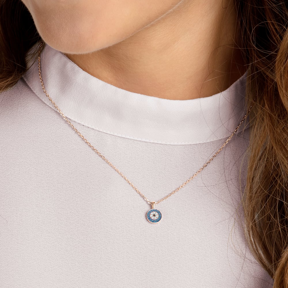 Swarovski Luckily Evil Eye Crystal Necklace Women Necklace 5468919
