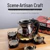 1000ML High-Temperature Resistant Glass Teapot