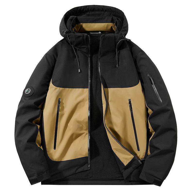 Autumn and Winter New Men's Coat Waterproof, Soft and Comfortable, Skin-friendly, Warm, Scratch-resistant and Wear-resistant, Casual