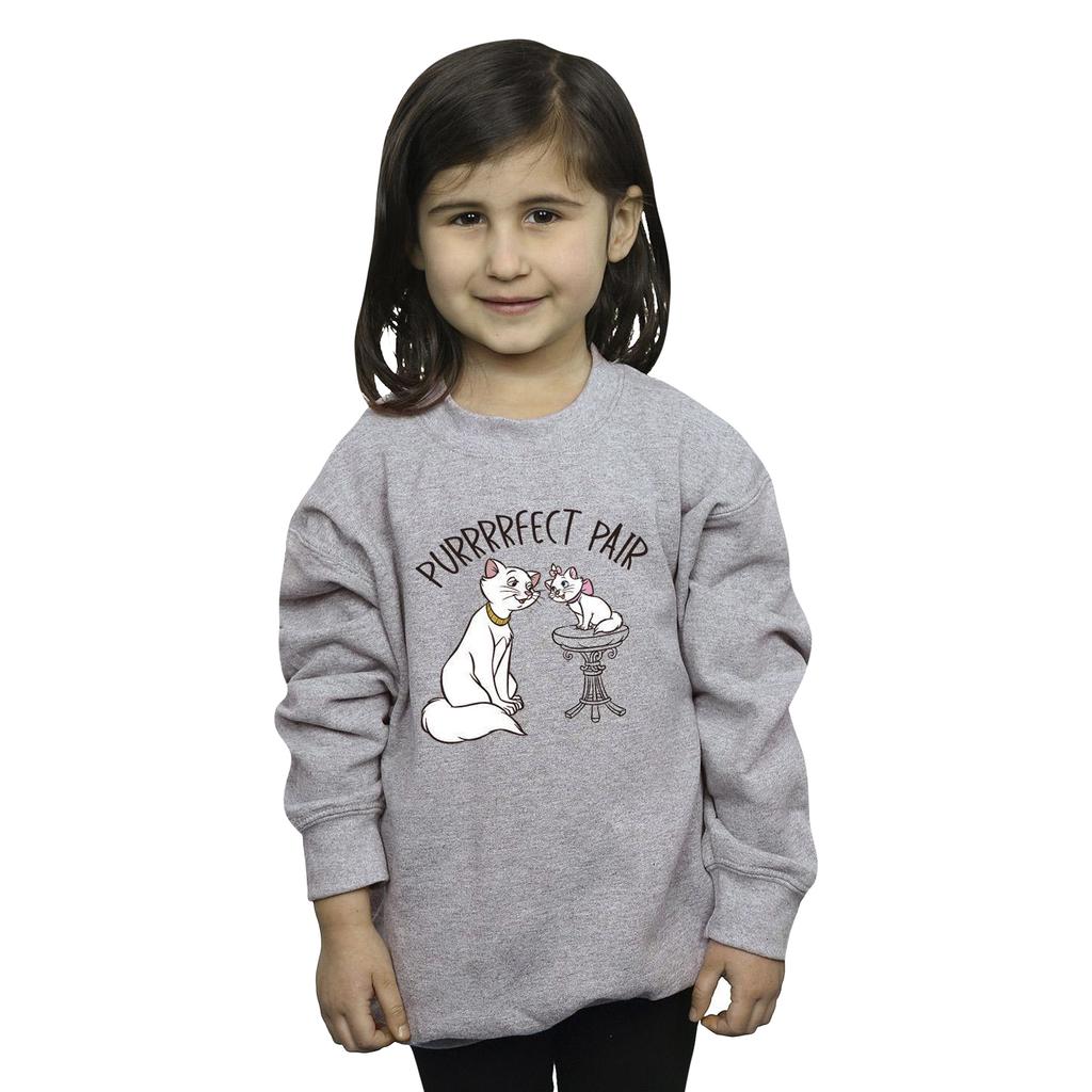 Disney Girls The Aristocats Purrfect Pair Sweatshirt